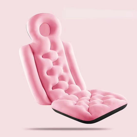 Full Body Bath Pillow Bathtub Cushion Bathing Pad Neck Back Relax Head Rest Anti-slip