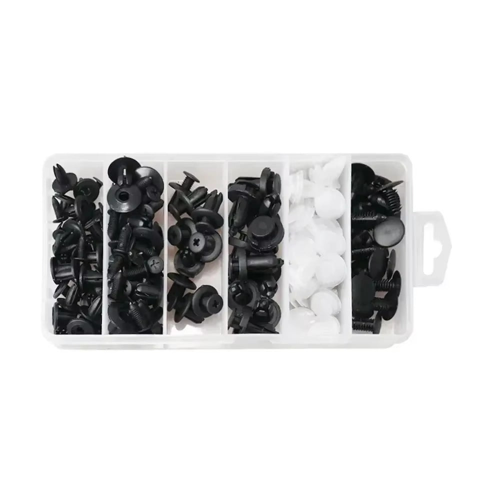 Plastic Car Fastener Clips Kit Mixed Car Bumper Door Trim Panel Auto Bumper Rivet Retainer Push Engine Cover