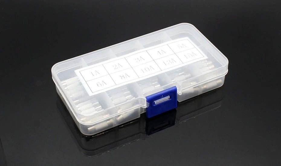 100pcs Ceramic Fuse 5mm x 20mm Slow Blow 250V , 1A 2A 3A 4A 5A 6A 8A 10A 13A 15A