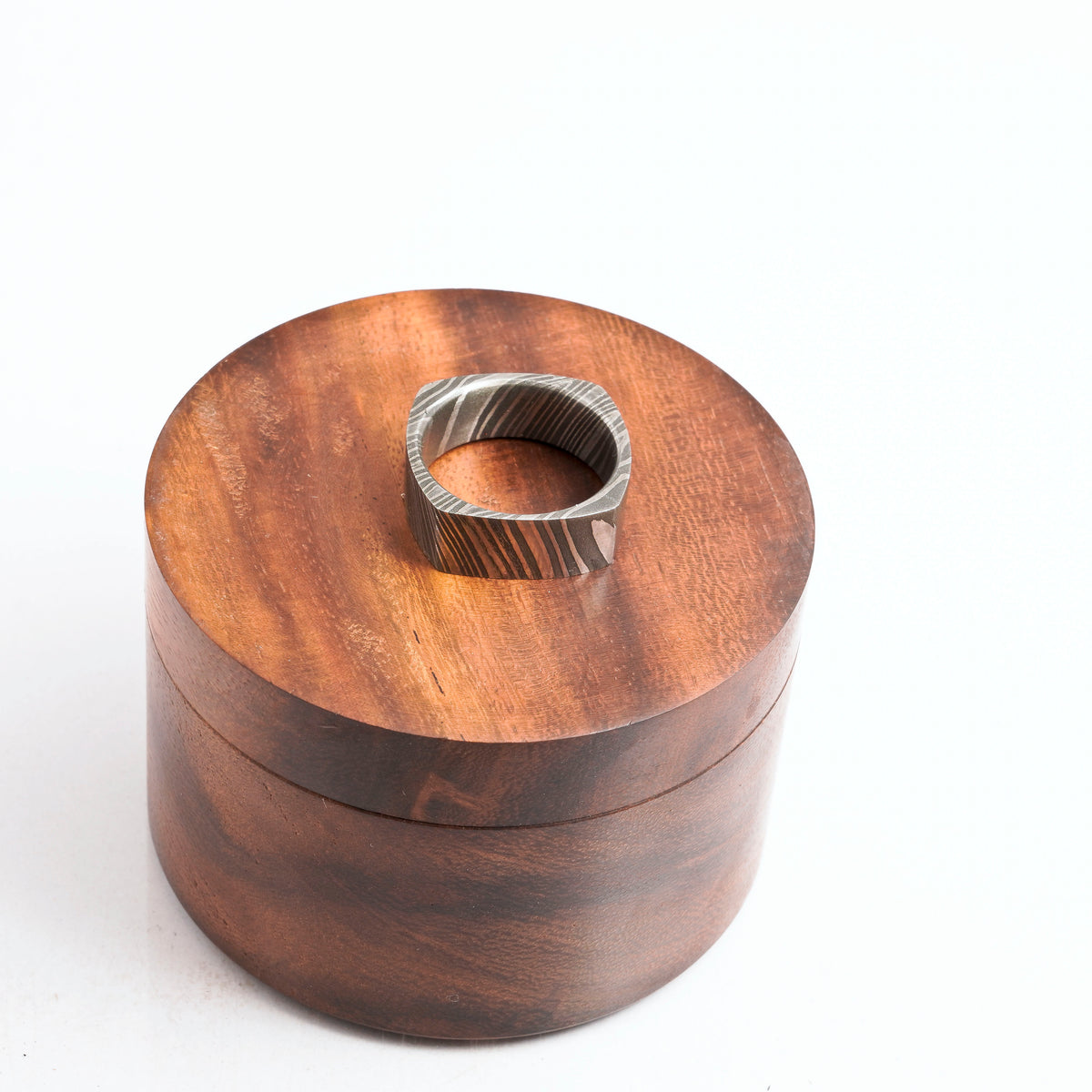 Damascus Ring for Unisex