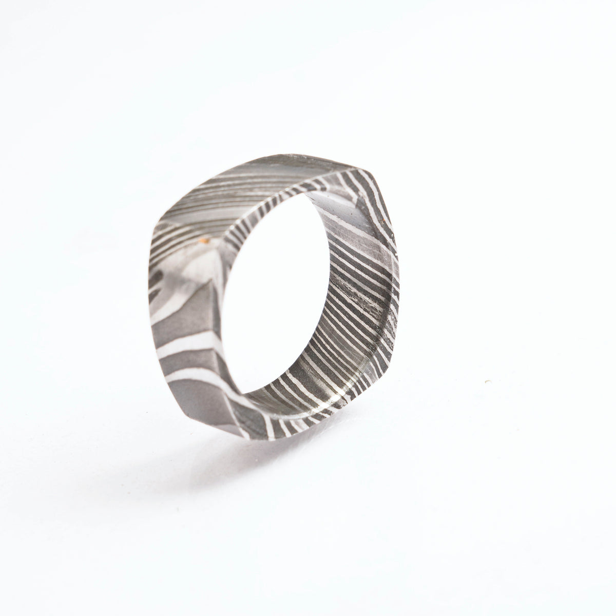 Damascus Ring for Unisex