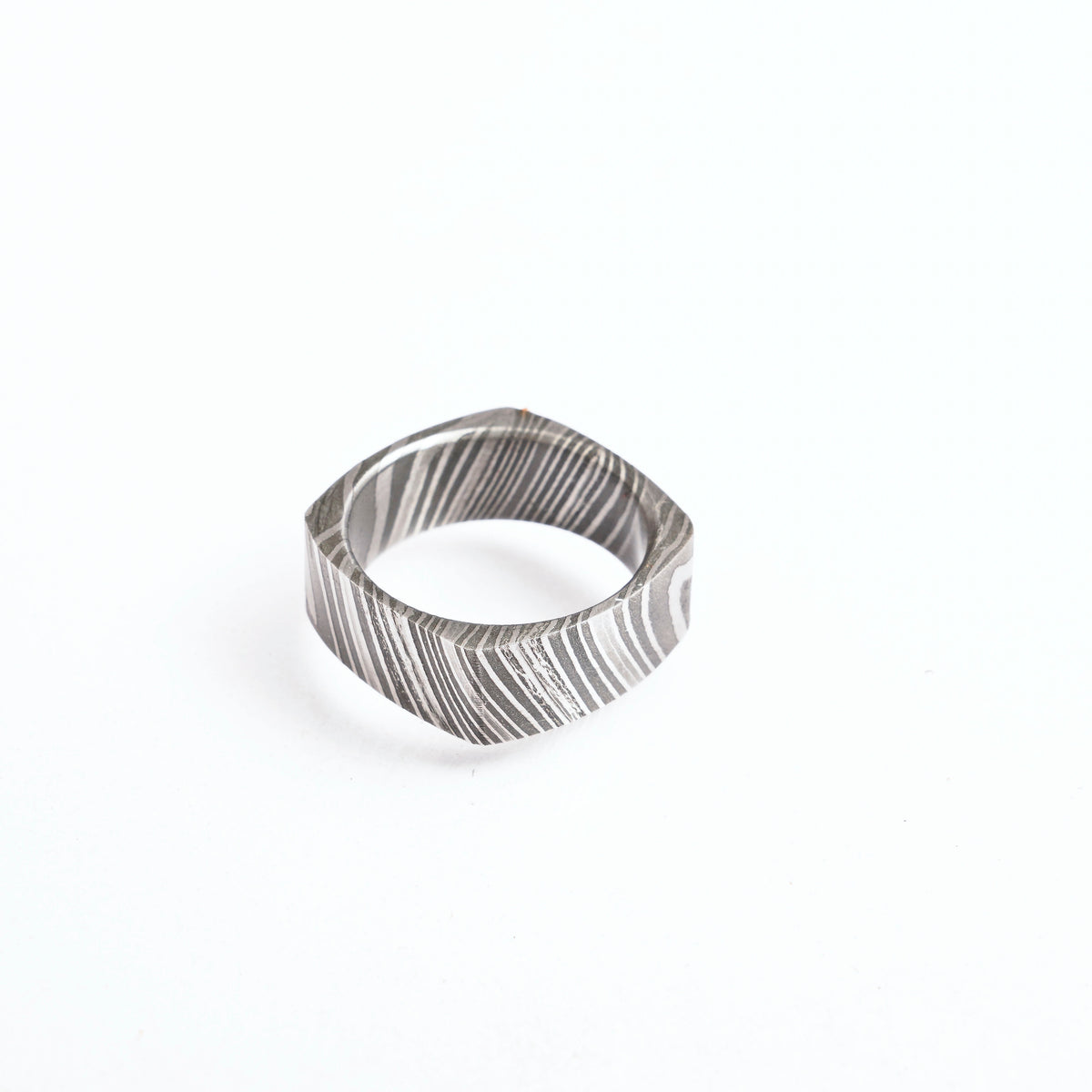 Damascus Ring for Unisex