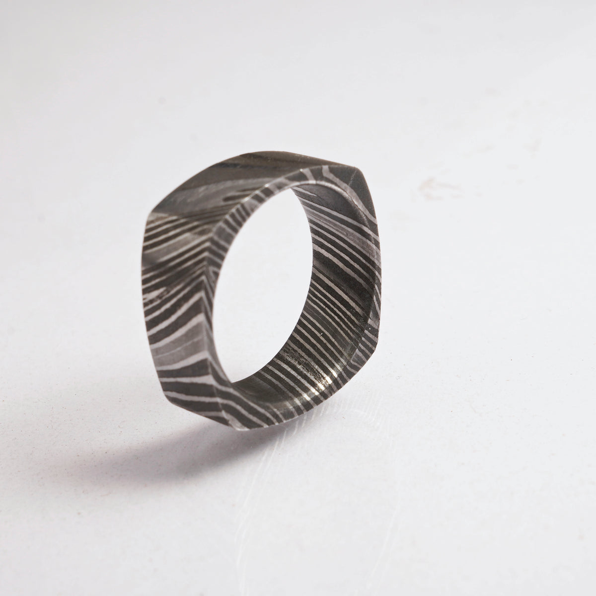 Damascus Ring for Unisex