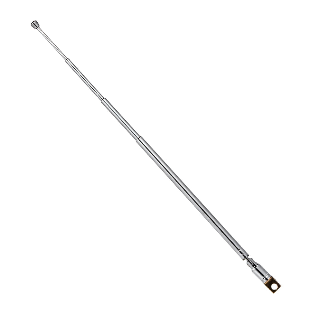 Radio Antenna AM FM Telescopic 4 Sections Universal Antenna 45-450MHZ 360° Rotate