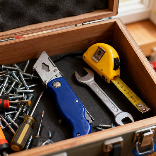 4pcs Folding Knives Multi-Functional Folding and Art Combo Set, Excludes Blades, Suitable For Daily Use