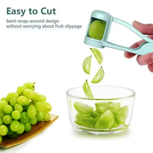 Grape Cherry Slicer Cutter Tool Auxiliary Kitchen Food Fruit Splitter Easy carry