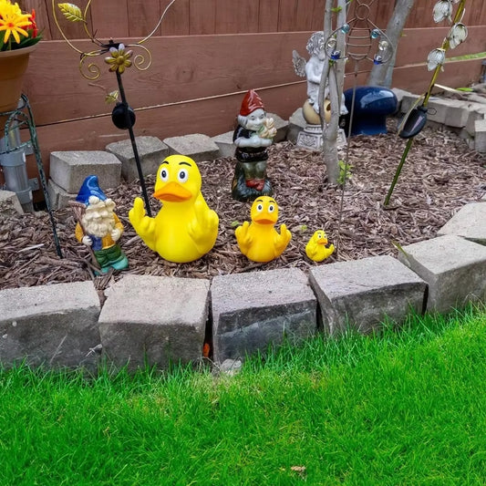 Funny Middle Finger Duck Unique Middle Finger Rubber Duck Figurine Prank Gifts