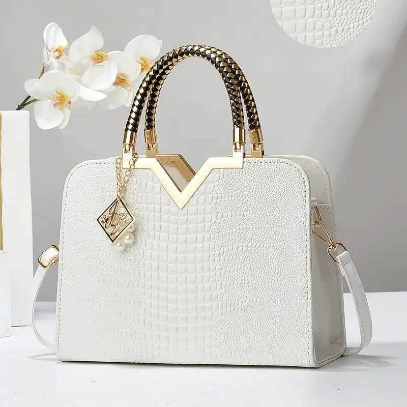Shoulder Handbag Stylish PU Leather Handbag for women