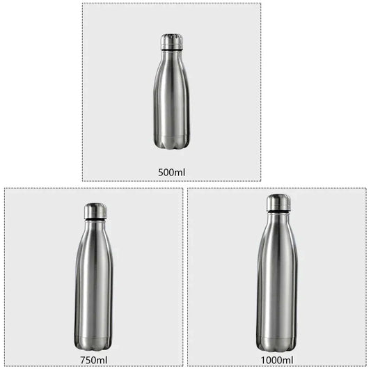 Water Bottle Stainless Steel Water Bottle Canteen Kettle Outdoor Camping Hiking