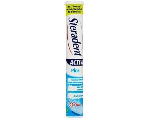 Denture Cleaner | Steradent Active Plus | Le Javaid Traders