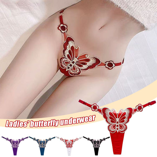 Thong Knicker Women G-String Mesh Pantie Adjustable Low Waist Underwear Euro Style