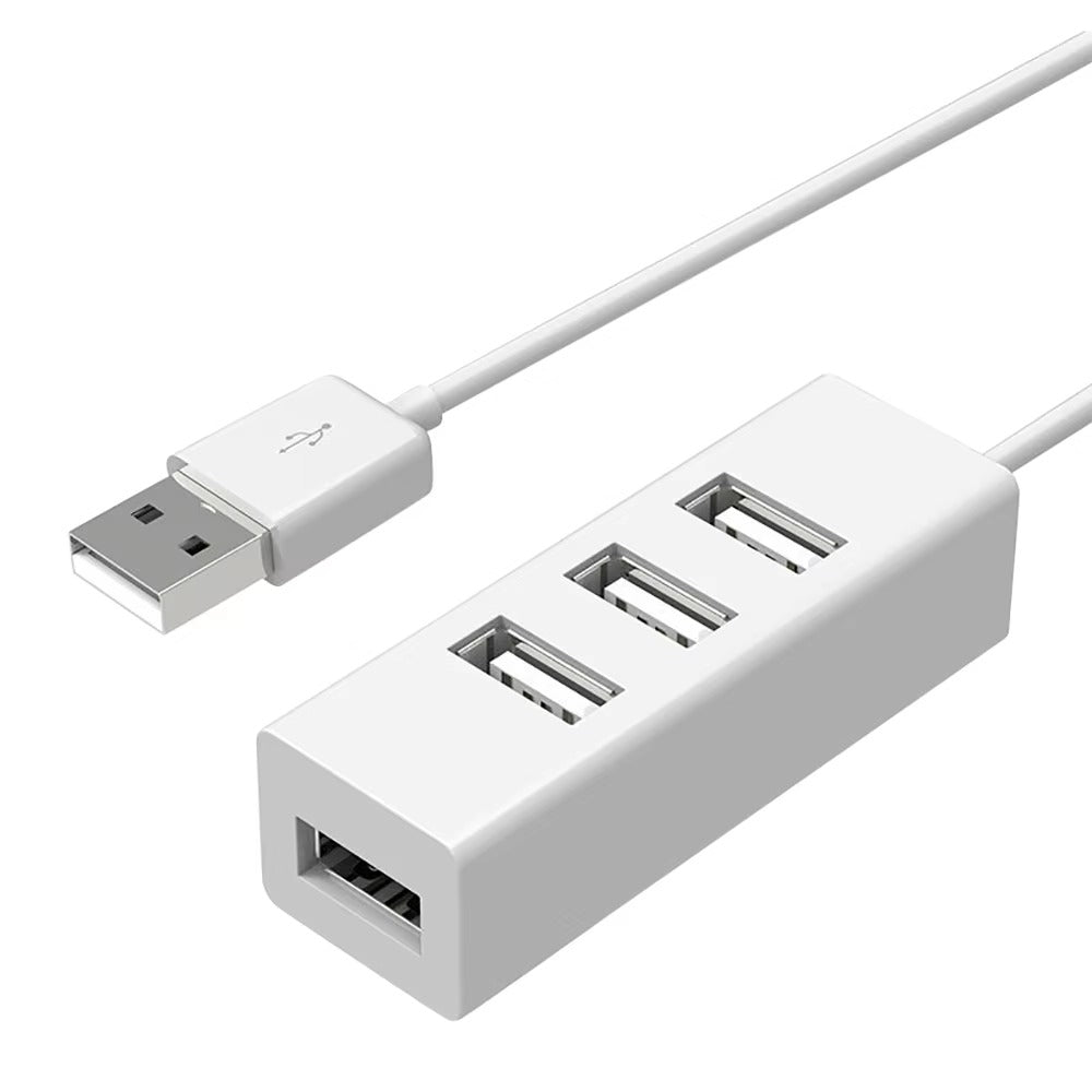 High Speed 4 Port USB Hub 2.0 USB Cable Divider Charger Extension Cables USB Splitter Adapter for PC Computer Accessories