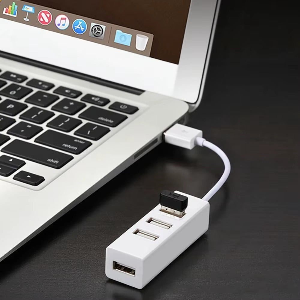High Speed 4 Port USB Hub 2.0 USB Cable Divider Charger Extension Cables USB Splitter Adapter for PC Computer Accessories