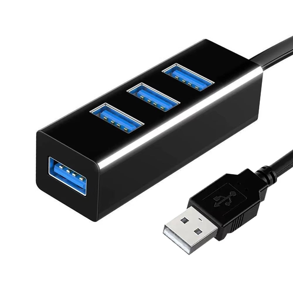 High Speed 4 Port USB Hub 2.0 USB Cable Divider Charger Extension Cables USB Splitter Adapter for PC Computer Accessories