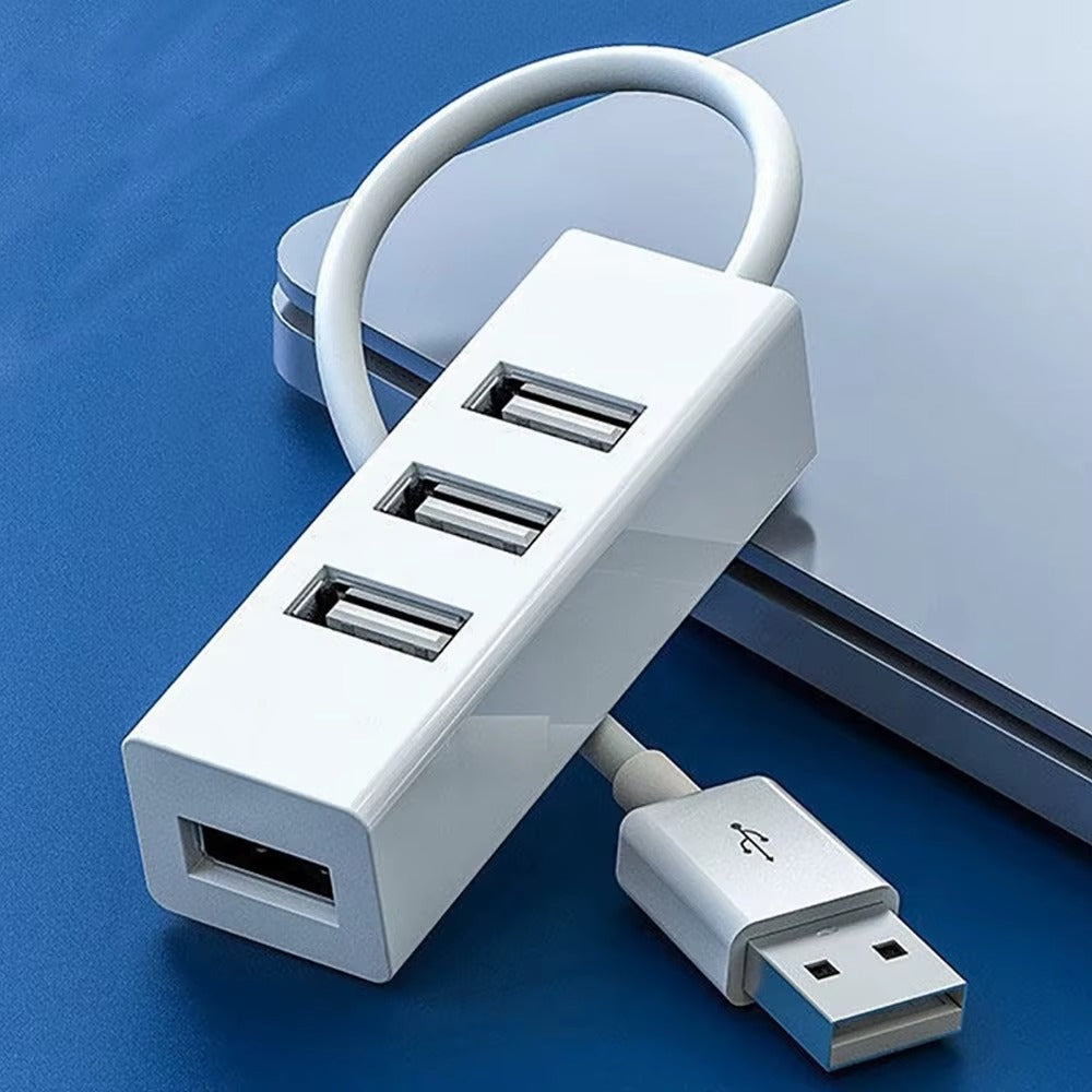 High Speed 4 Port USB Hub 2.0 USB Cable Divider Charger Extension Cables USB Splitter Adapter for PC Computer Accessories