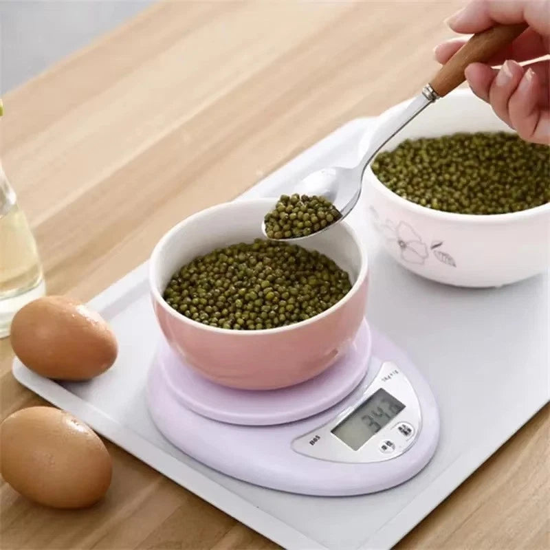 LCD digital kitchen scales electronic cooking food weigh measuring scale 1g-5kg
