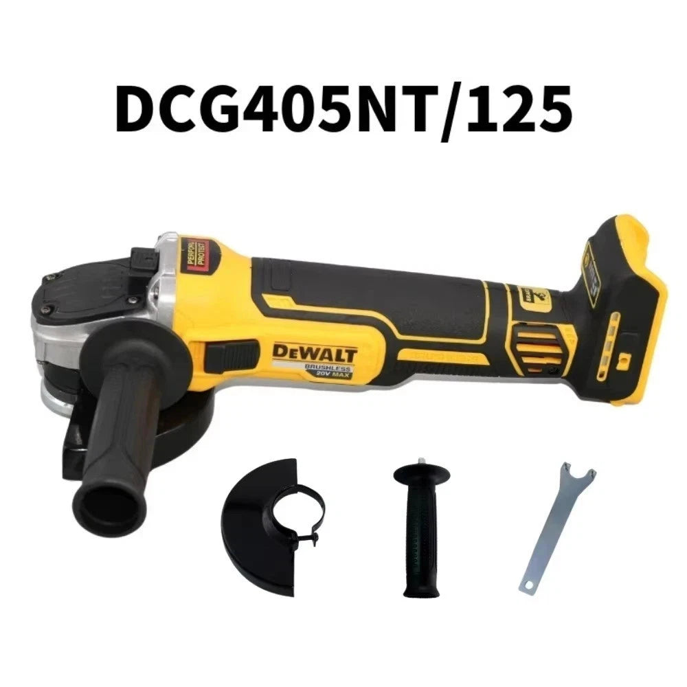 DEWALT DCG405 125mm Flat Head Angle Grinder Bare Tool 20V Brushless no batteries
