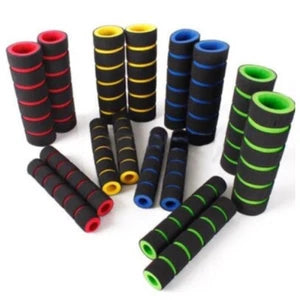 2 x Soft Hand Grips Bike Handlebar Handle Hand Grips BMX MTB Mountain Bicycle Scooter