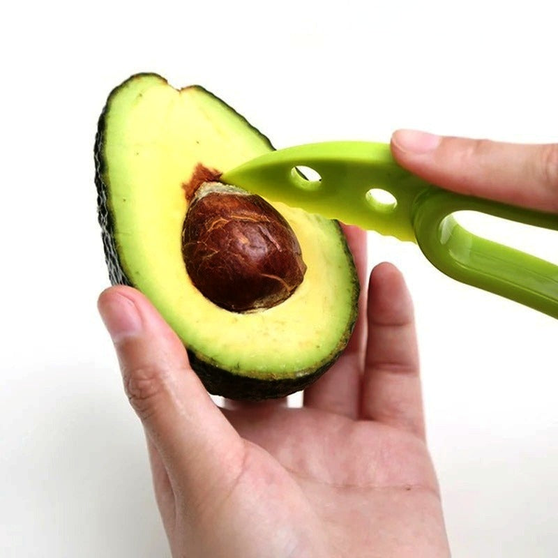 Avocado Slicer and Decanter Shea Corer Pulp Separator Kitchen Tool