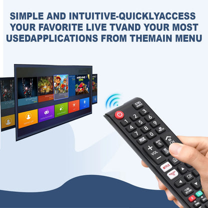 Replacement remote BN59-01315B for Samsung smart TV Series UE50RU71 UE55RU7105
