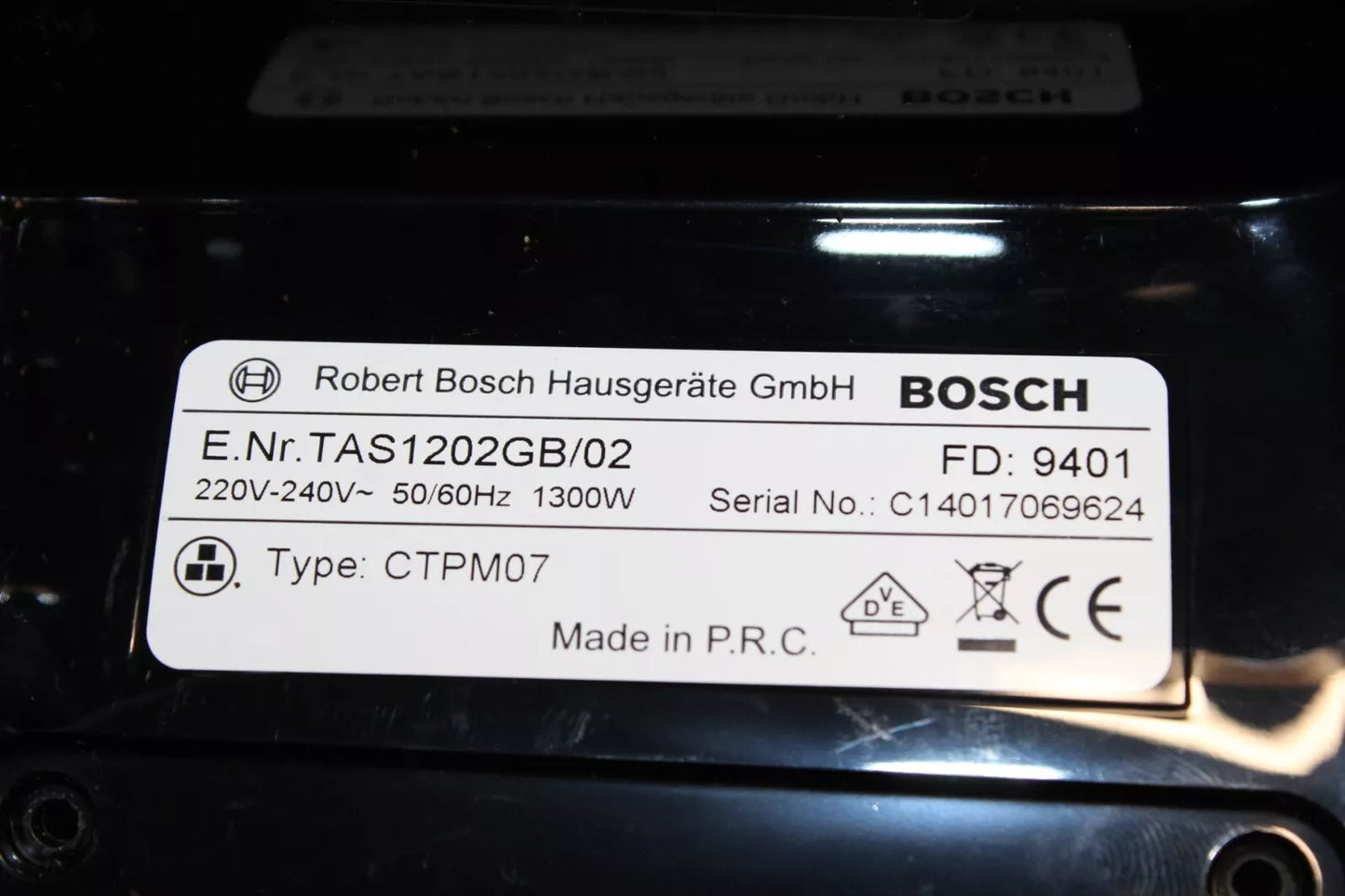 BOSCH TASSIMO COFFEE MACHINE CTPM07 TAS1202GB spare part MBB C7V4-670/671-R003 control panel