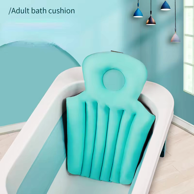 Full Body Bath Pillow Bathtub Cushion Bathing Pad Neck Back Relax Head Rest Anti-slip
