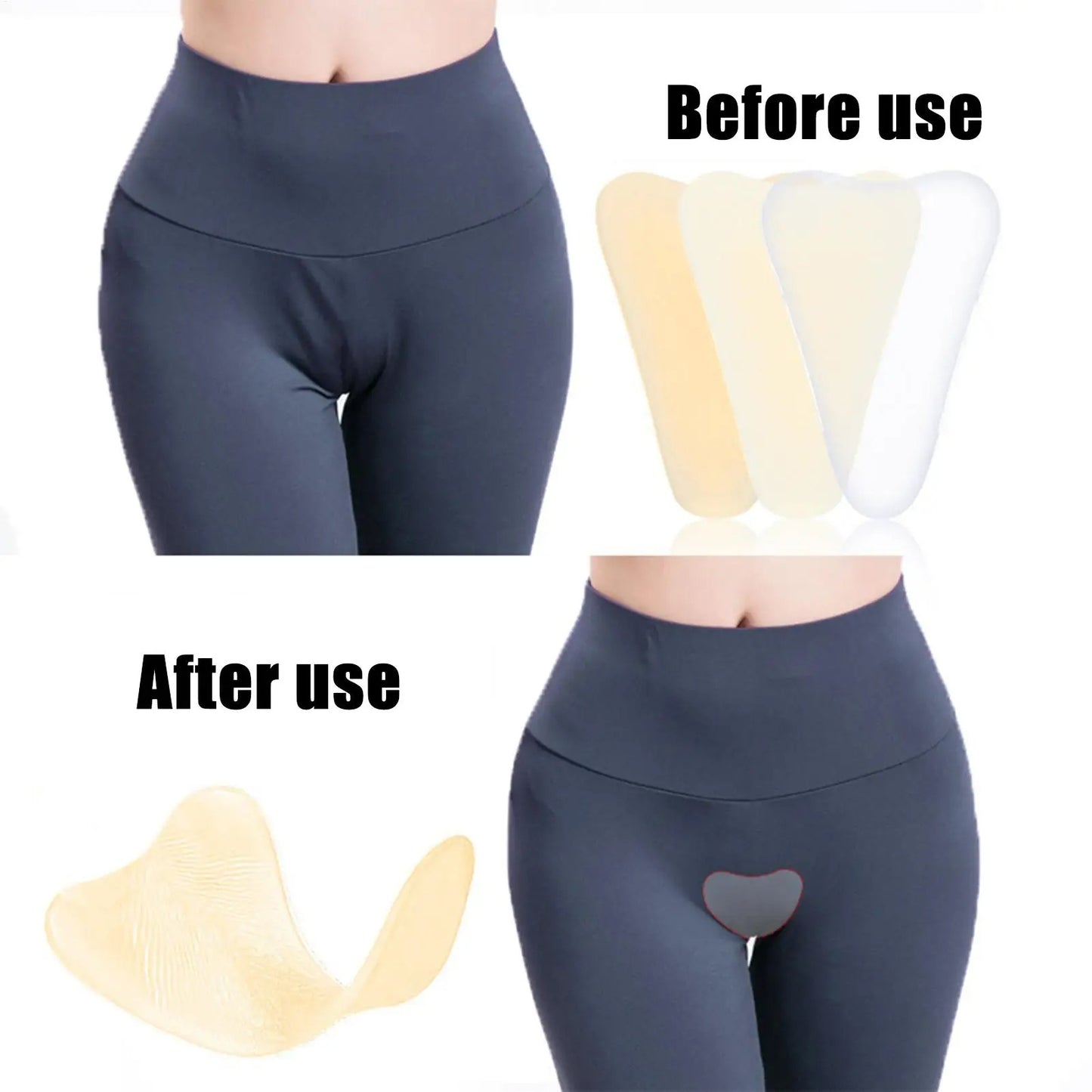 Camel toe concealer Pantyliners Intimate Pad Vagina Protector Avoid Embarrassed Women Protector Invisible Part