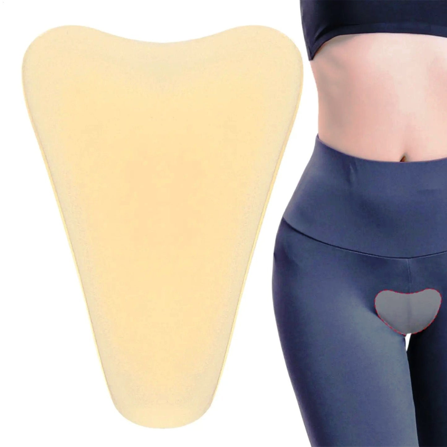 Camel toe concealer Pantyliners Intimate Pad Vagina Protector Avoid Embarrassed Women Protector Invisible Part