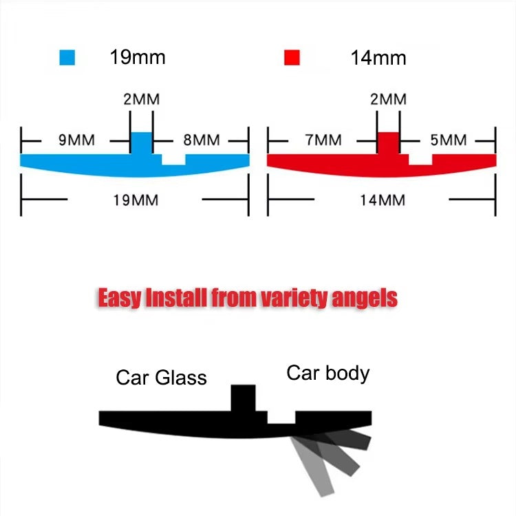 Car Rubber Seals Edge Sealing Strips Auto Roof Windshield Car Rubber Sealant Protector Seal Strip Window Seals