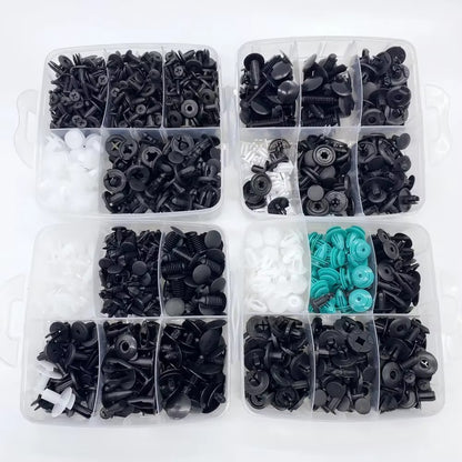 Plastic Car Fastener Clips Kit Mixed Car Bumper Door Trim Panel Auto Bumper Rivet Retainer Push Engine Cover