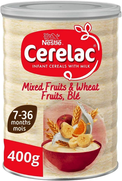 Cerelac Mixed Fruits & Wheat Infant baby Cerelac with milk 400g from 7 months+