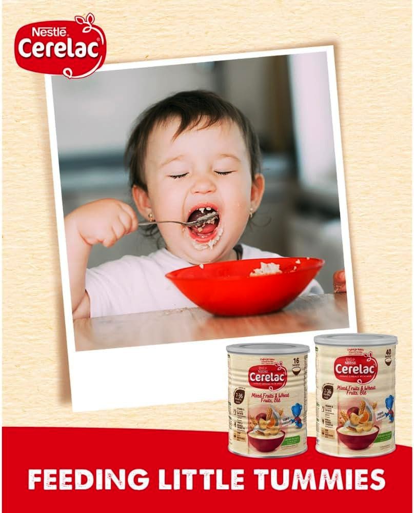 Cerelac Mixed Fruits & Wheat Infant baby Cerelac with milk 400g from 7 months+