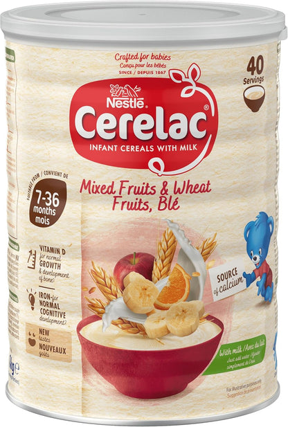 1 Kg Cerelac Mixed Fruits & Wheat Infant Cereal with milk from 7month Vegetarian