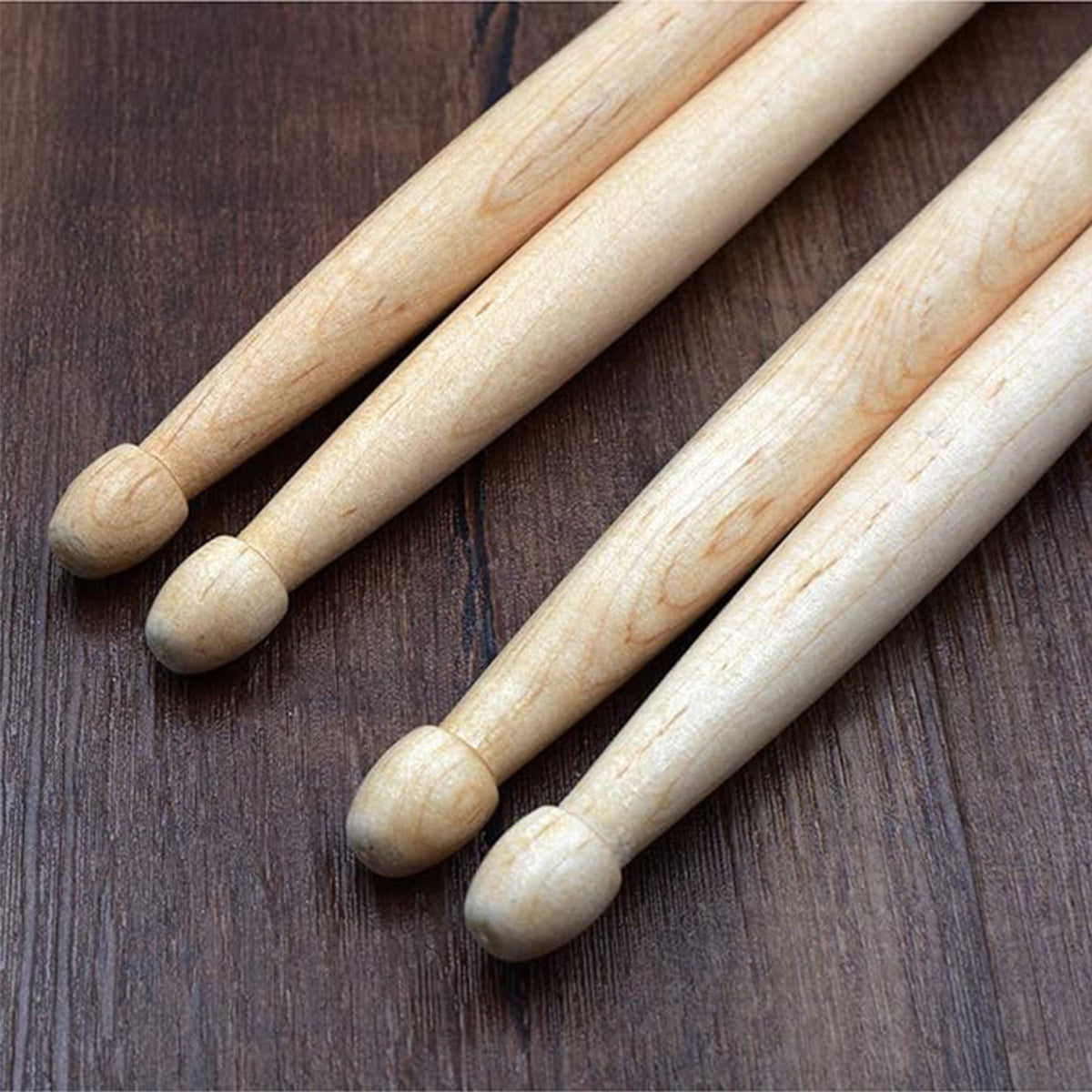 7A Drumsticks universal style drum sticks tough wooden elegant log colour 1 Pair