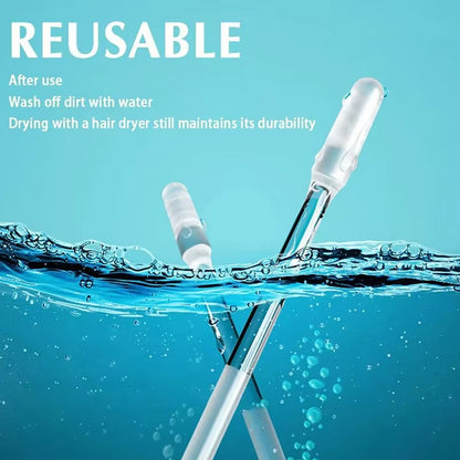 24pcs/Box Sticky Ear Swabs Soft Earwax Cleaner Remover Sticks Home Use Wax Clean
