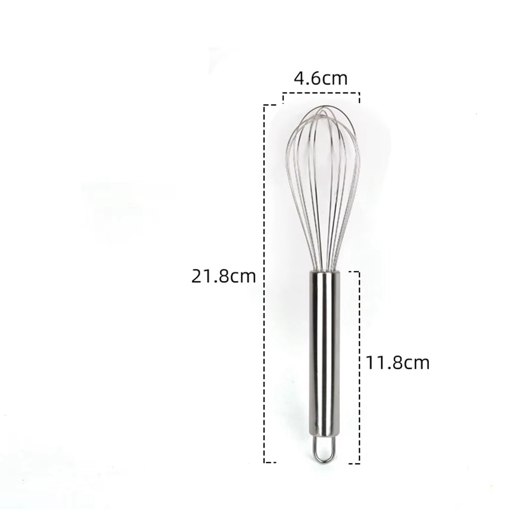 Stainless Steel Hand Whisk Mixer Balloon Milk Egg Beater Kitchen Cooking Tool