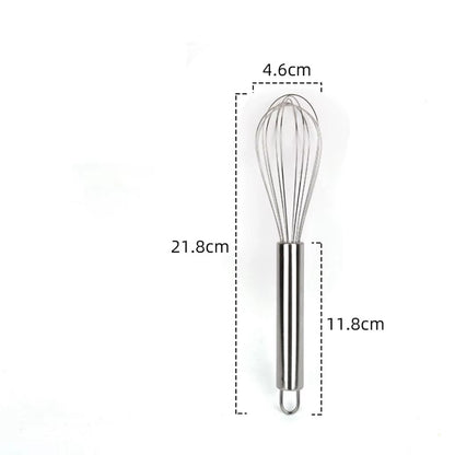 Stainless Steel Hand Whisk Mixer Balloon Milk Egg Beater Kitchen Cooking Tool
