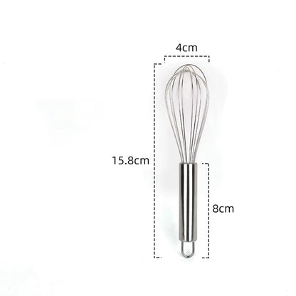 Stainless Steel Hand Whisk Mixer Balloon Milk Egg Beater Kitchen Cooking Tool