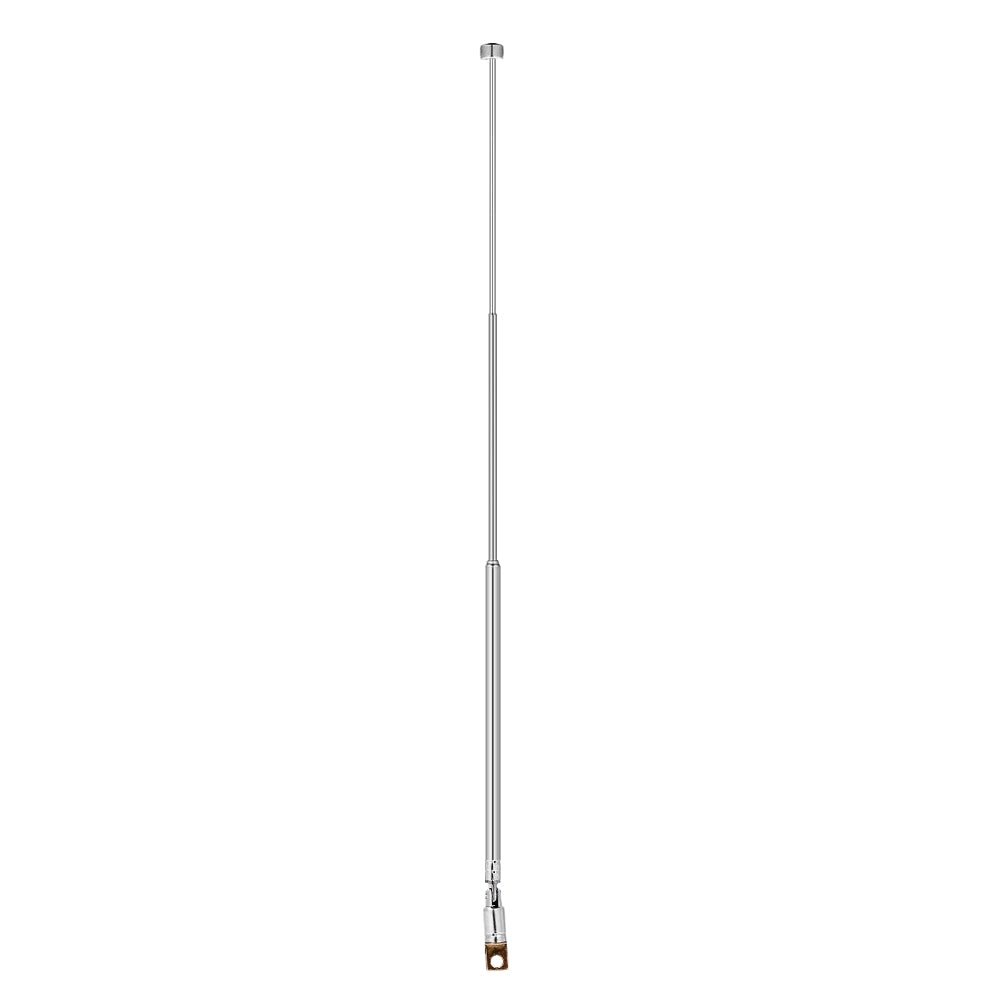 Radio Antenna AM FM Telescopic 4 Sections Universal Antenna 45-450MHZ 360° Rotate