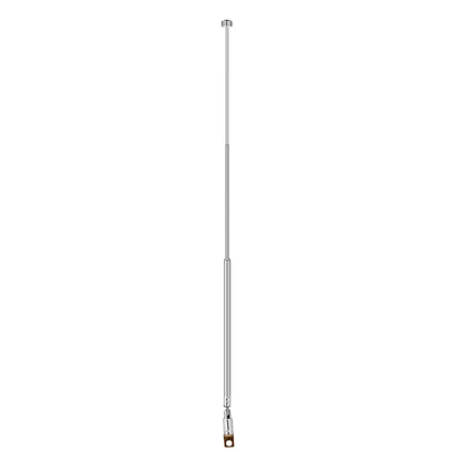 Radio Antenna AM FM Telescopic 4 Sections Universal Antenna 45-450MHZ 360° Rotate