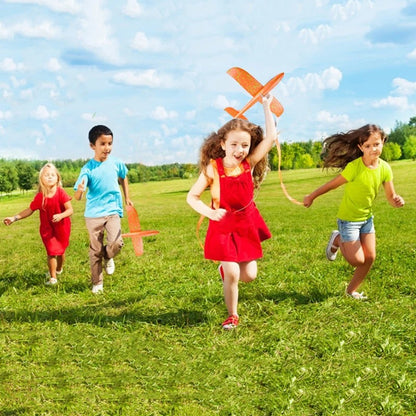 Large Strong Foam Glider Stunt Plane Kids 48cm Hand Thrown Outdoor Garden Toy