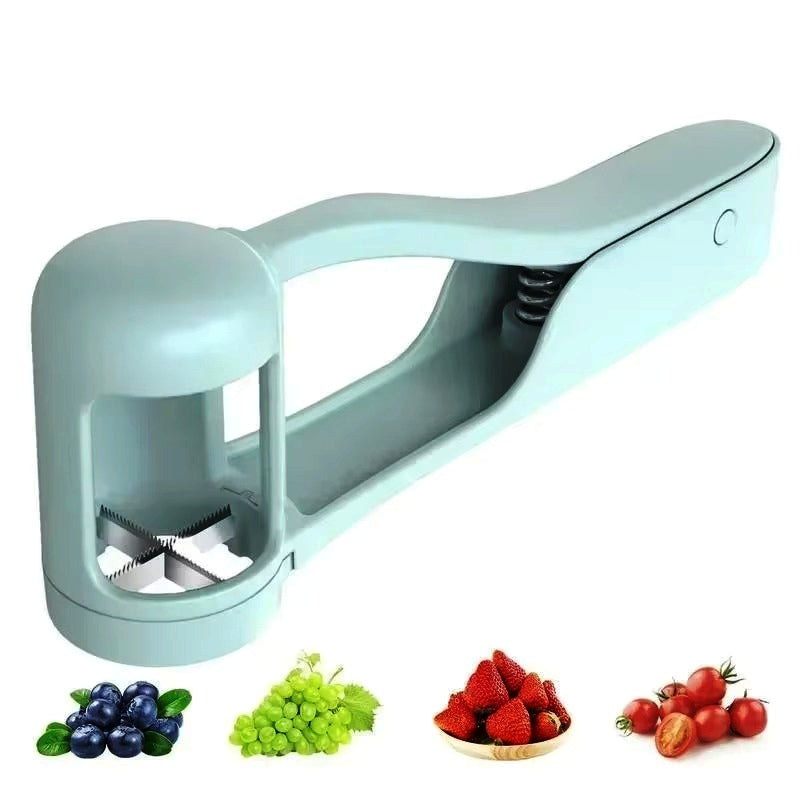 Grape Cherry Slicer Cutter Tool Auxiliary Kitchen Food Fruit Splitter Easy carry