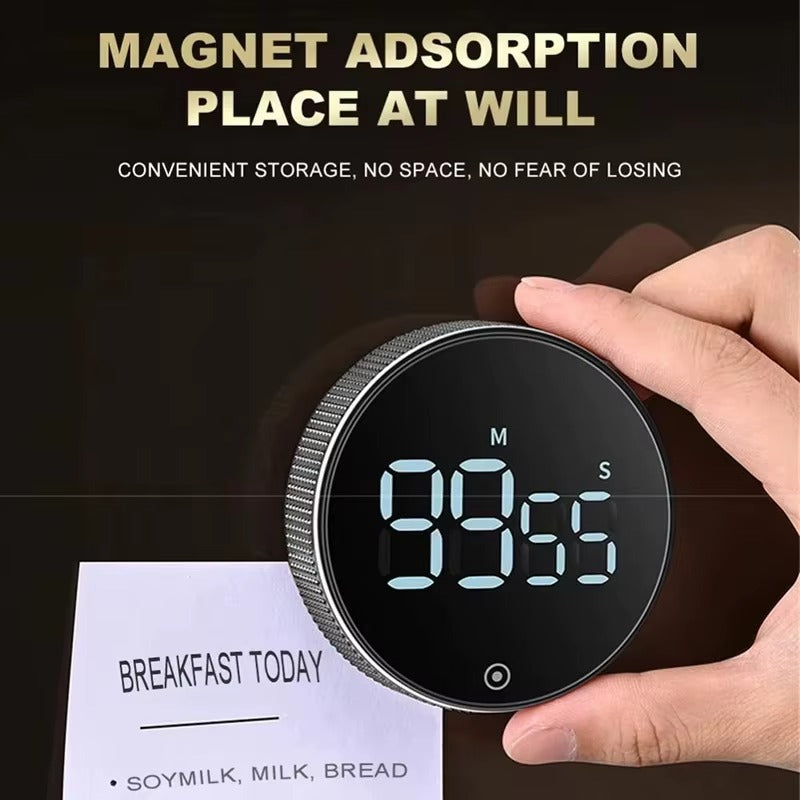 Magnetic Kitchen Timer Digital Timer Manual Countdown Cooking Timer Stopwatch