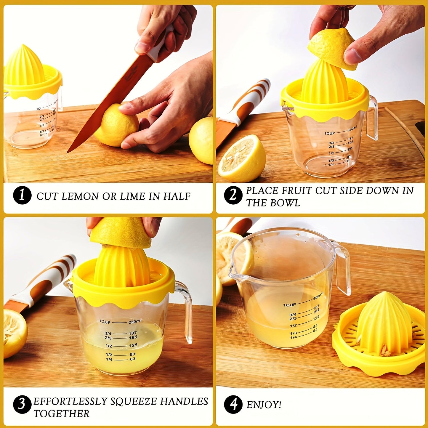 Hand Squeezer Small Manual Portable Juicer Fruit Lemon Orange Citrus Squeezer