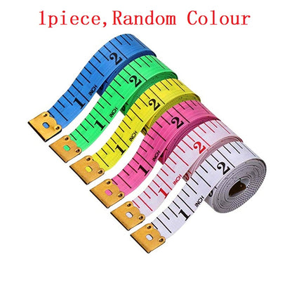 Body Waist Weight Height Measuring Tape Cloth Dress Fabric Sewing Tailor Ruler