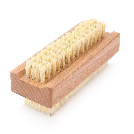 Nail brush Wooden Nail Brushes Double Sided Soft Nail Cleaning Bristles Manicure one Nail Brush