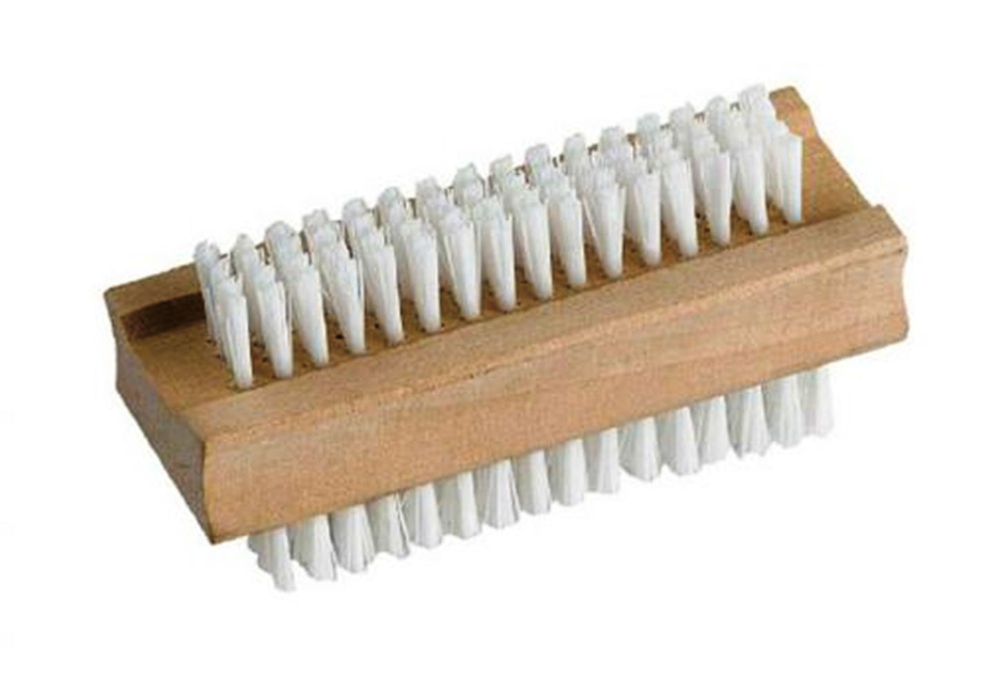 Nail brush 3 x Wooden Nail Brushes Double Sided Soft Nail Cleaning Bristles Manicure and Pedicure