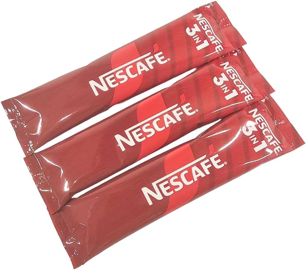 Instant Coffee Sachets Nescafe 3in1 Original Long Expiry Individual One Cup Instant Coffee 200 Sachets