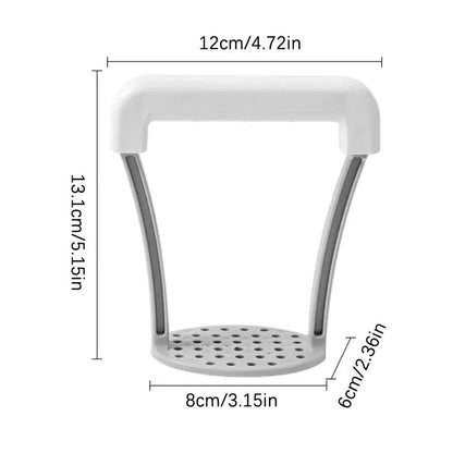 Potato Masher Plastic Potato Masher Rice Crusher Mud Press with Non-Slip Handle