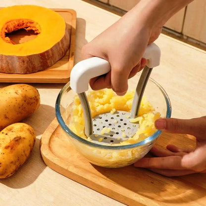 Potato Masher Plastic Potato Masher Rice Crusher Mud Press with Non-Slip Handle